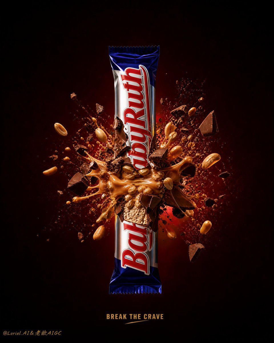 Luxury Candy Explosion Poster