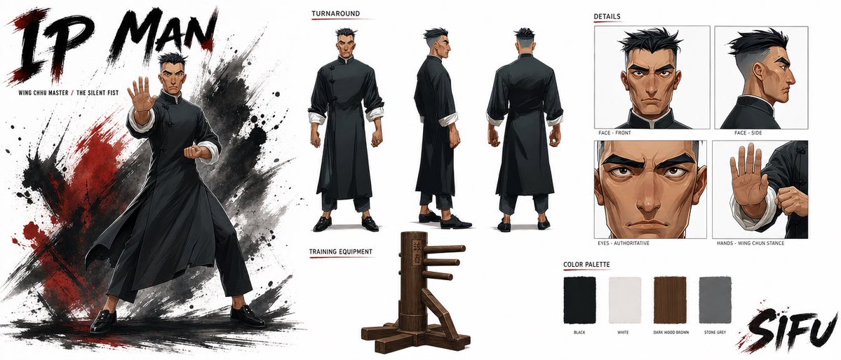 咏春大师电影级角色设定集
