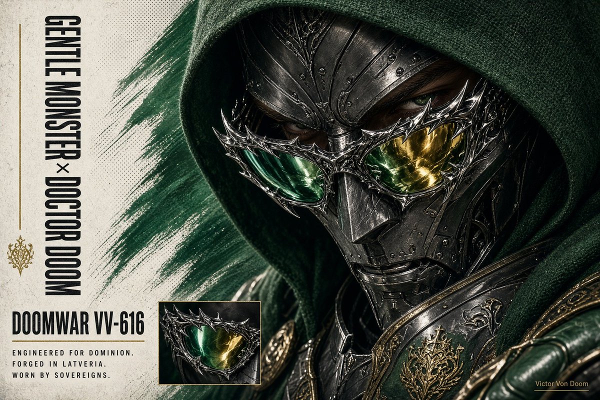 Doctor Doom Luxury Eyewear Poster