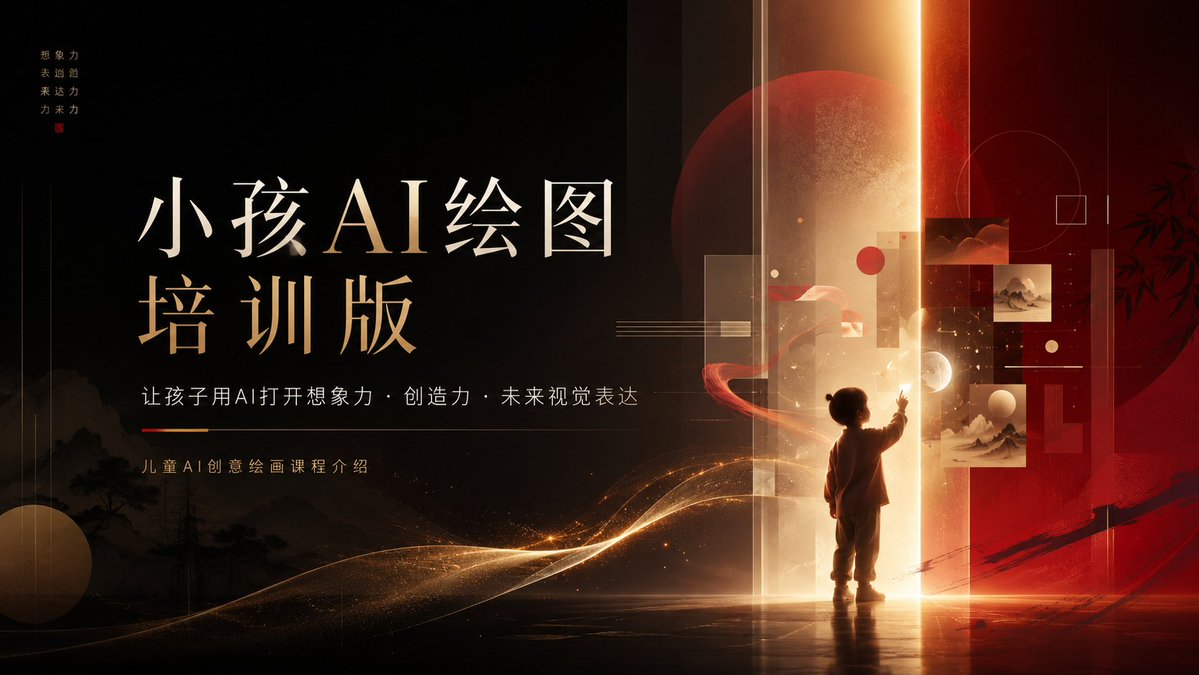中文 AI 绘画课程封面