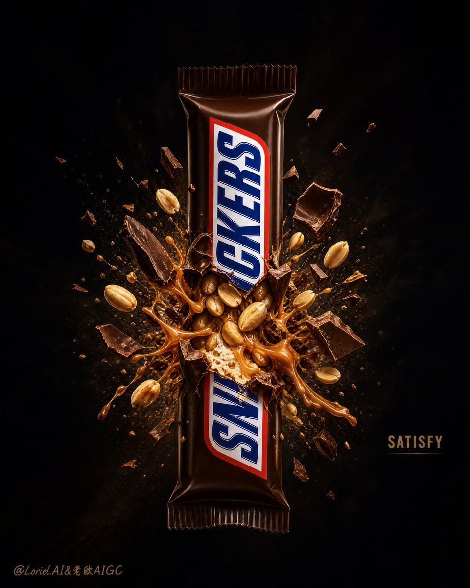 Luxury Candy Explosion Poster