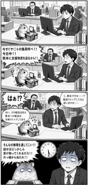 仓鼠办公室漫画突发事件