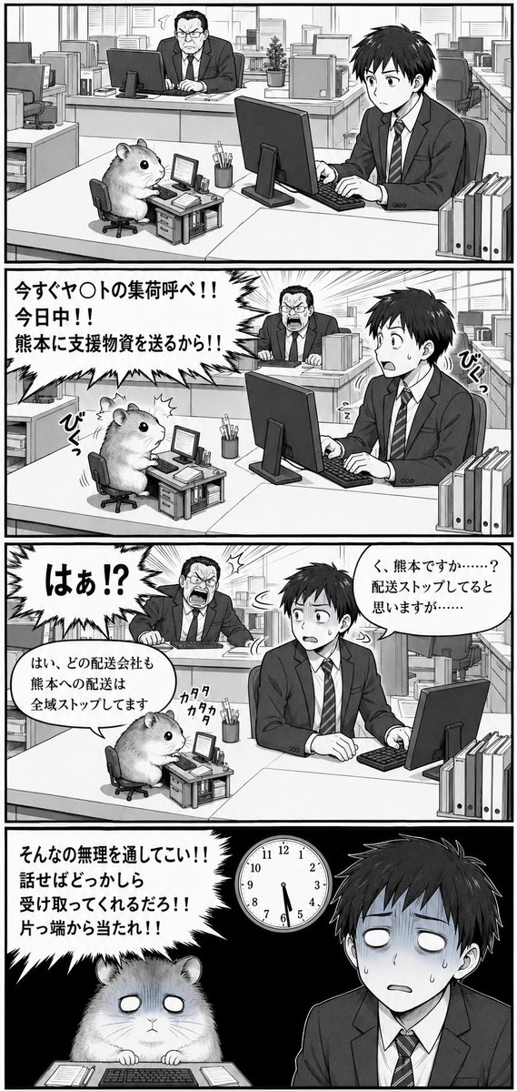仓鼠办公室漫画突发事件