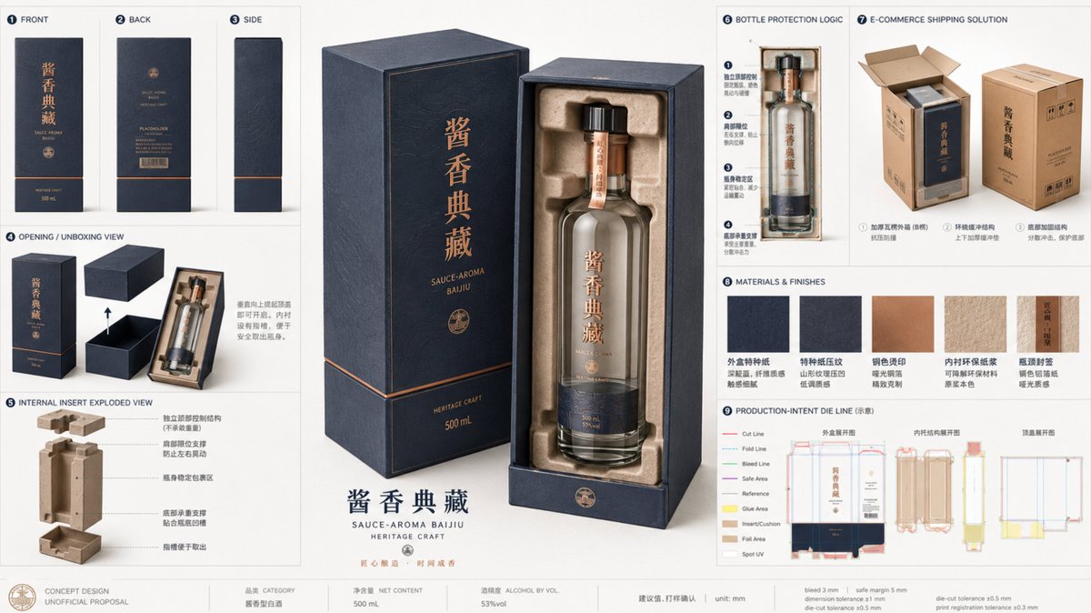 高端白酒包装设计项目