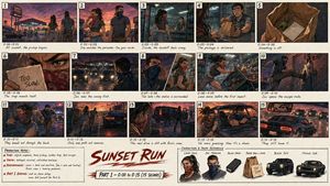 Professional Action Thriller Storyboard