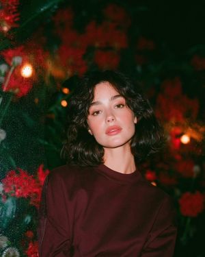Cinematic Night Garden Portrait