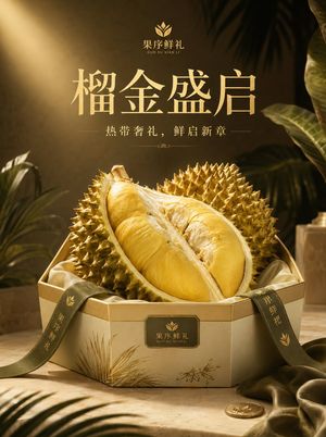 Luxury Durian Brand Key Visual