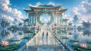 Celestial Jade Palace Lake