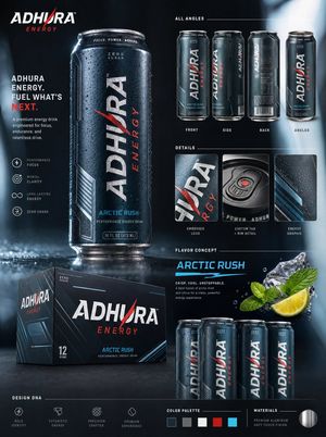 Premium Energy Drink Brand Concept