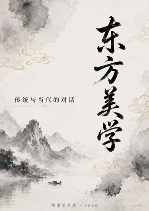 Elegant Chinese Ink Poster