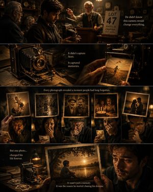 Antique Camera Forgotten Memories Cinematic Scene