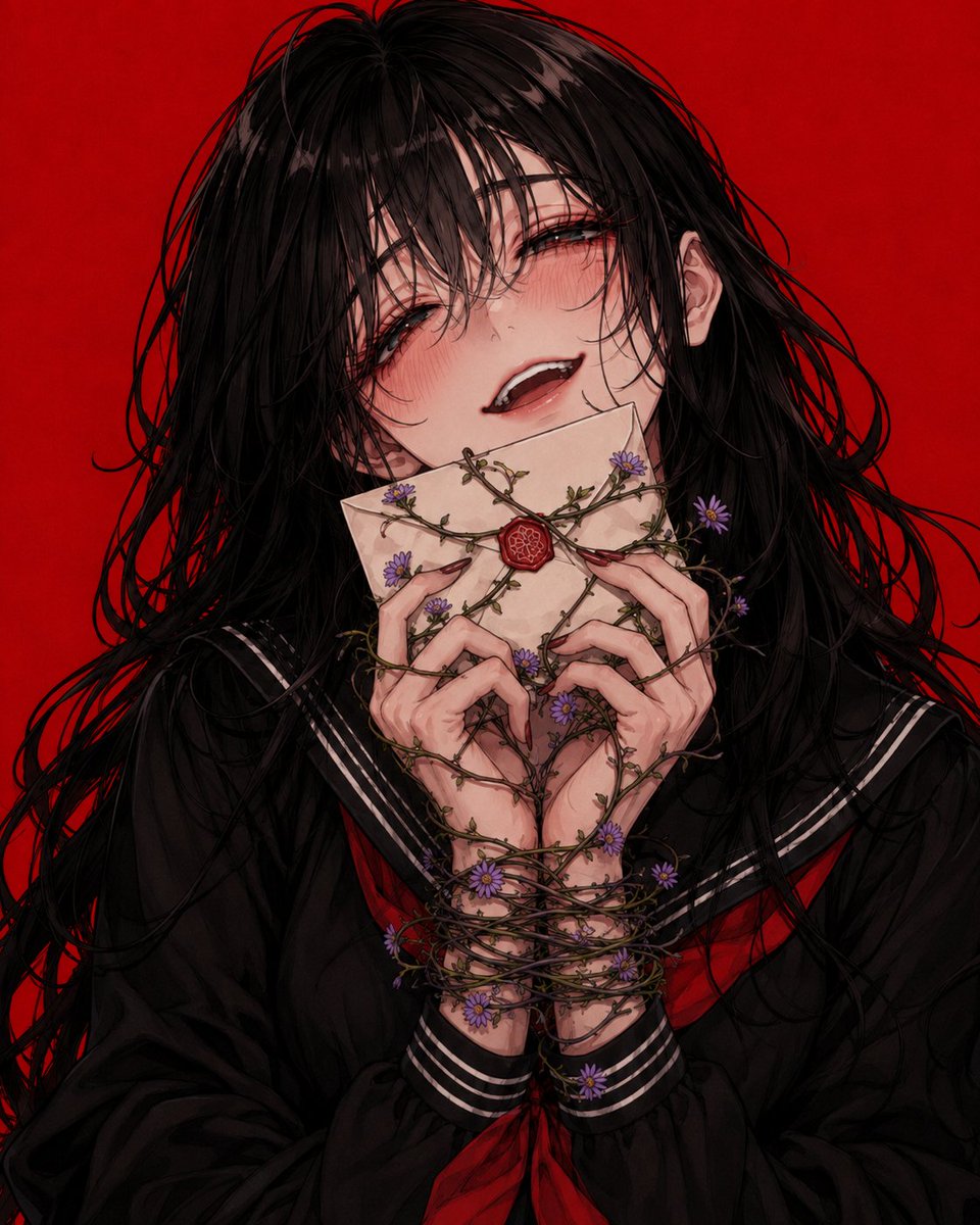 Dark Lovesick Anime Letter Transformation