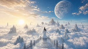 Celestial Xianxia Cloud Kingdom Wallpaper