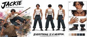 Cinematic Martial Artist Character Bible