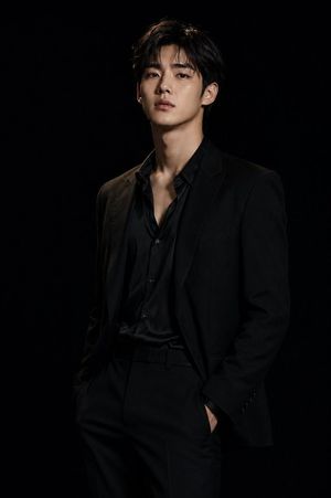 High-Fashion Studio Editorial Portrait