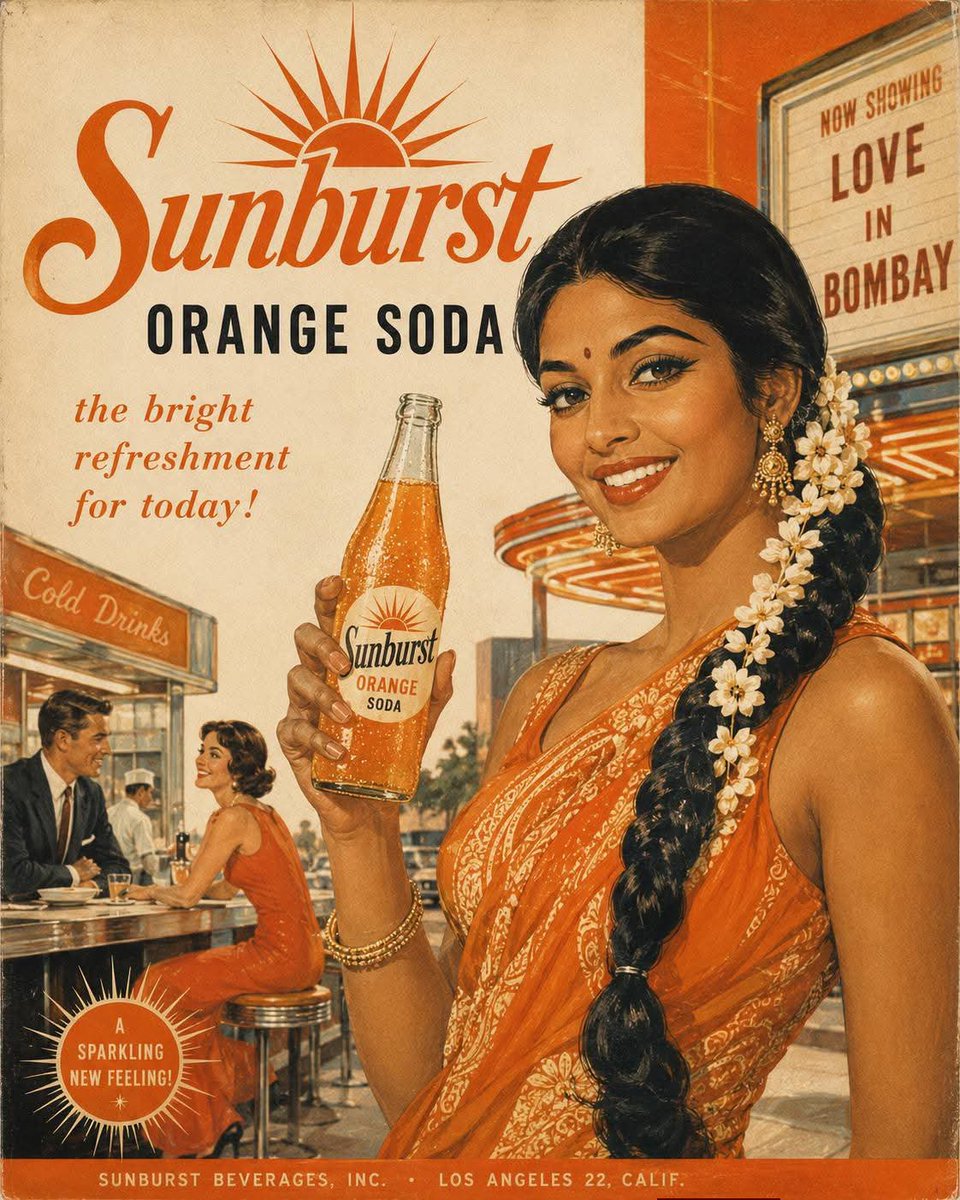 1960s American Advertising Poster