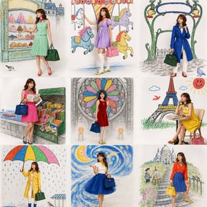 Whimsical Parisian Storybook Collage