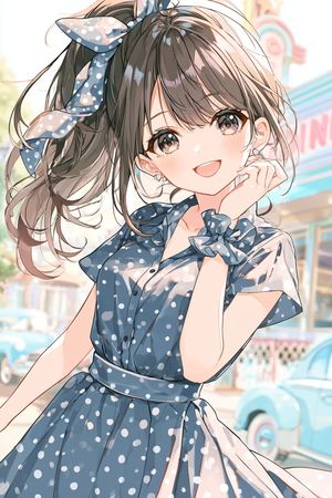 1950s Rockabilly Anime Girl