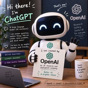 ChatGPT Robot Introduction Poster