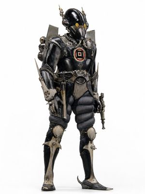 Photorealistic Jodorowsky Dune Soldier