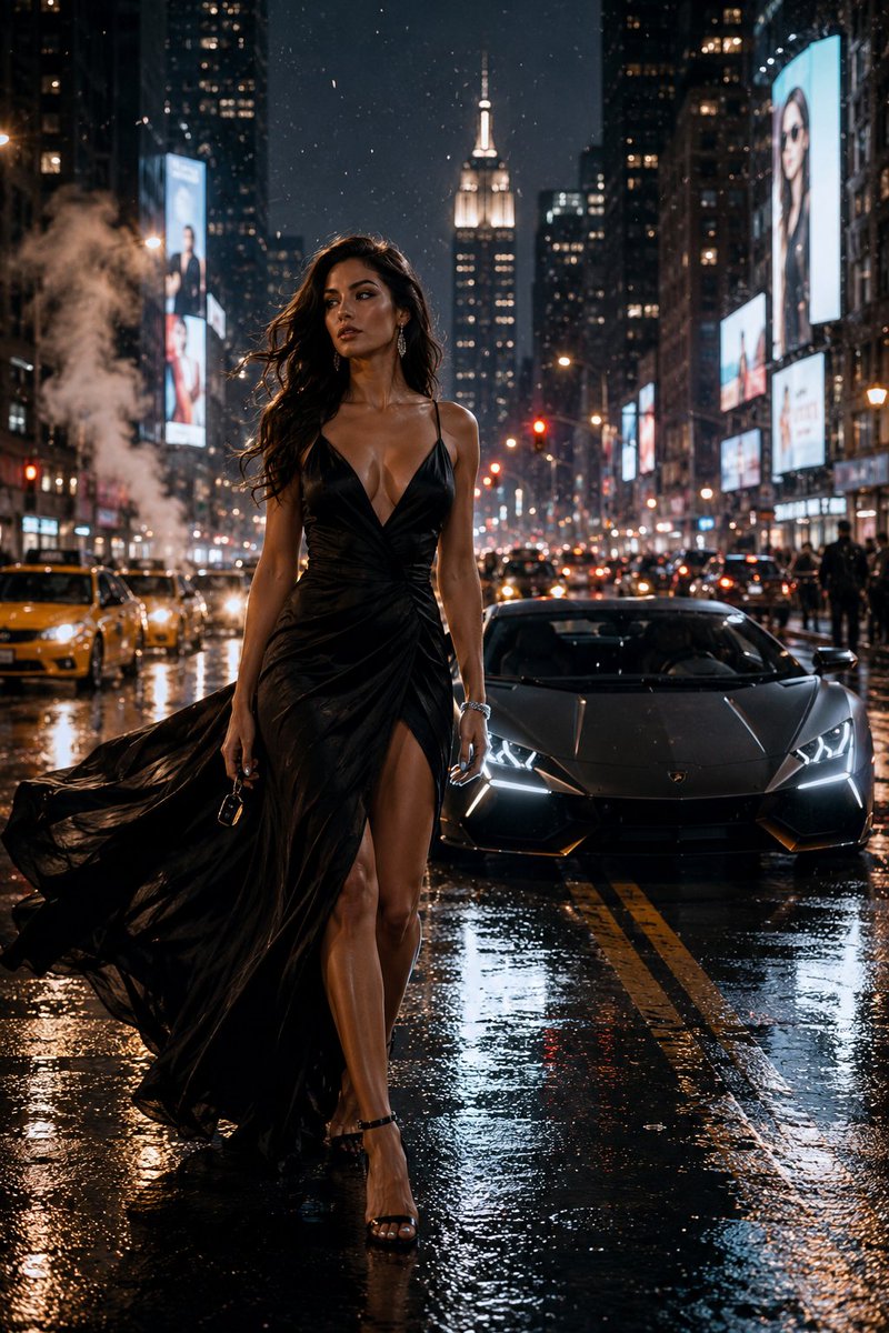 Midnight Manhattan Luxury Scene