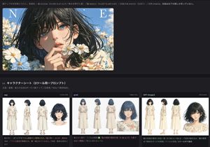 Precise Anime Character Concept Reference Sheet