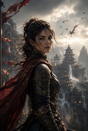Elite Guardian Sky Kingdom Fantasy Portrait