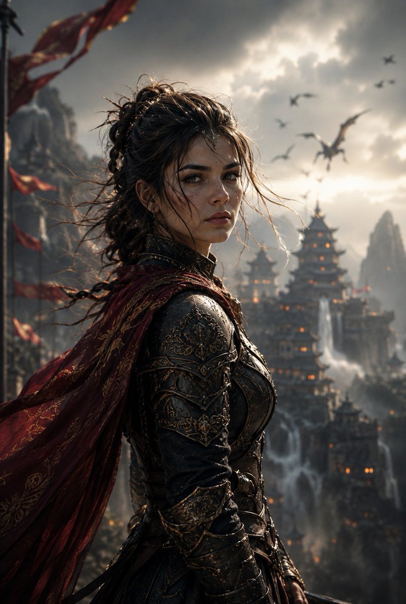 Elite Guardian Sky Kingdom Fantasy Portrait