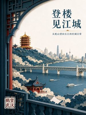 Layered Paper-Cut Illustration Poster