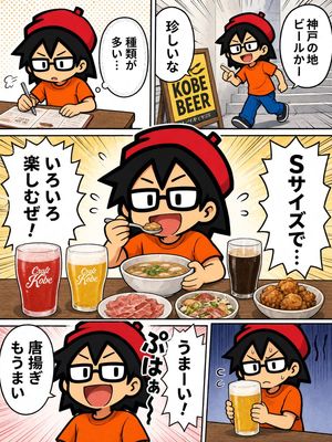 Kobe Craft Beer Manga Comic