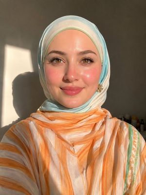 Hijab Fashion Editorial Portrait