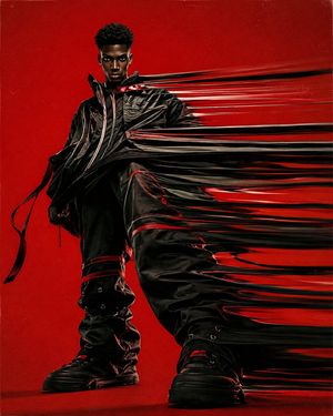 Surreal Hip-Hop Motion Fashion