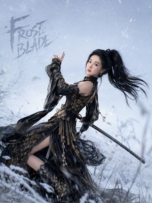Frost Blade Wuxia Snow Portrait