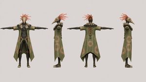 Bird Shaman Character Turnaround