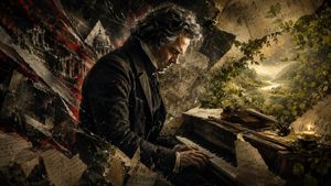 Beethoven Tragic Sonata Collage
