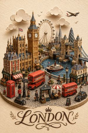 London Papercraft and Clay Diorama