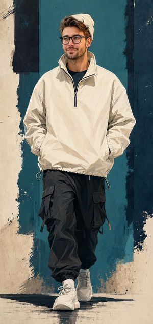 Identity Preserving Streetwear Campaign Poster