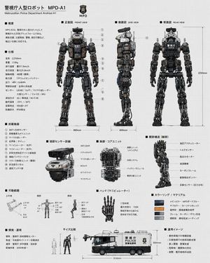 Police Robot Blueprint