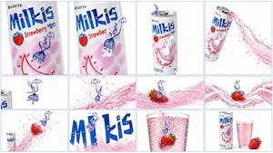Milkis Strawberry Ad Shot Map