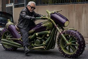 Vegetable Spirit Horse Motorcycle