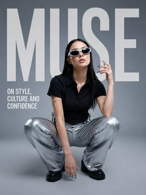 Fashion Editorial Magazine Poster