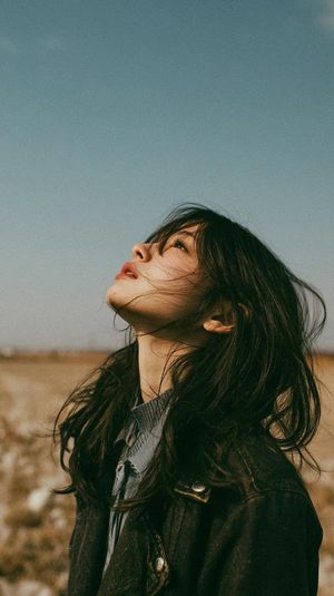 Minimalist Meadow Fashion Portrait