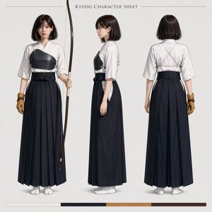 Kyudo Archery Anime Character Sheet