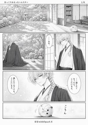 Quiet Hamster Manga Page