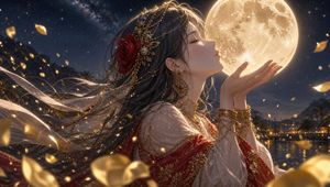 Moonlit Arabian Dancer