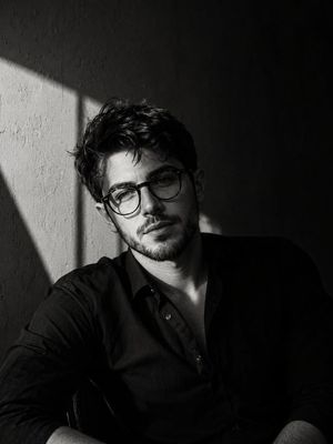 Cinematic Film-Noir Male Portrait
