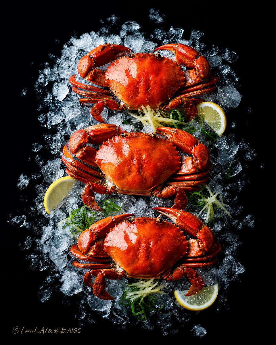 Luxury Seafood Advertising Poster