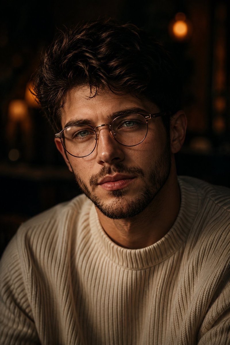 Realistic Cinematic Male Portrait