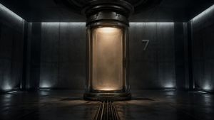 Cinematic Sci-Fi Containment Pod