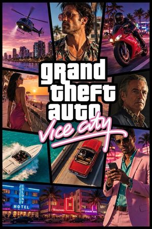 Photorealistic Vice City Cover Recreation